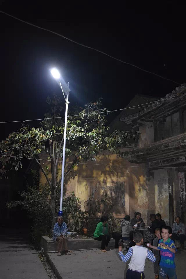 Chinese Village Solar Street Light Project from love and solar