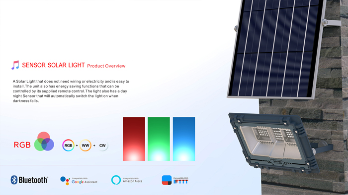 SUNC Solar Flood Light Alien Warrior MJ-AW60C
