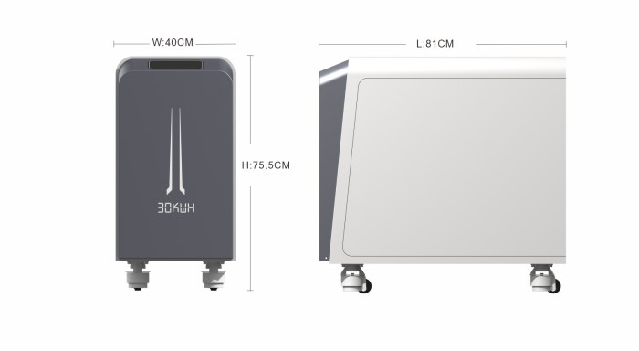 Athena C Series 30KWH 34KWH Wall Mounted Energy Storage Battery